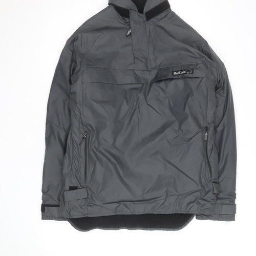 Buffalo Systems Men’s Grey 40 Anorak Nylon Jacket Outdoor Mountain Shirt