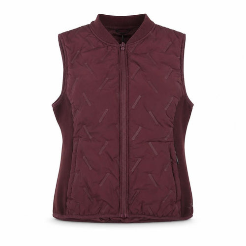 Trespass Womens Red L Lightweight Padded Waistcoat Bodywarmer