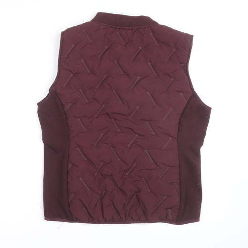 Trespass Womens Red L Lightweight Padded Waistcoat Bodywarmer