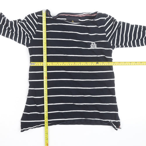 Crew Clothing Women’s Blue White Striped Long Sleeve T-Shirt Size 6