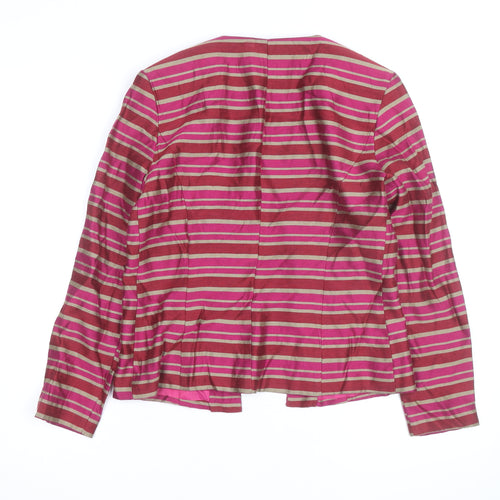Russell Kemp Petite Women's Multicoloured Striped Tunic Blouse Size 8