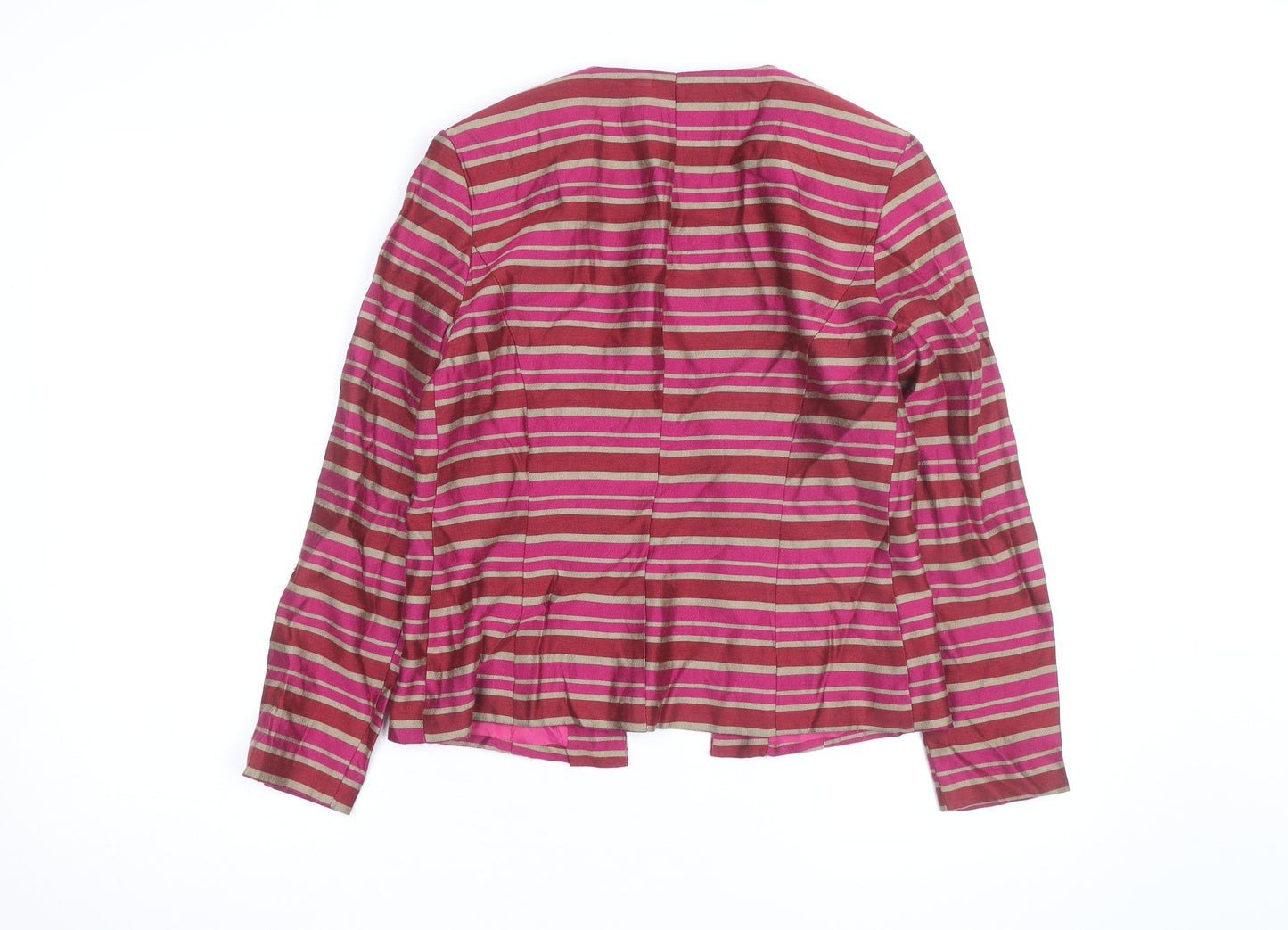 Russell Kemp Petite Women's Multicoloured Striped Tunic Blouse Size 8