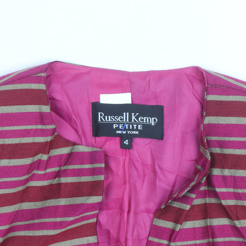 Russell Kemp Petite Women's Multicoloured Striped Tunic Blouse Size 8