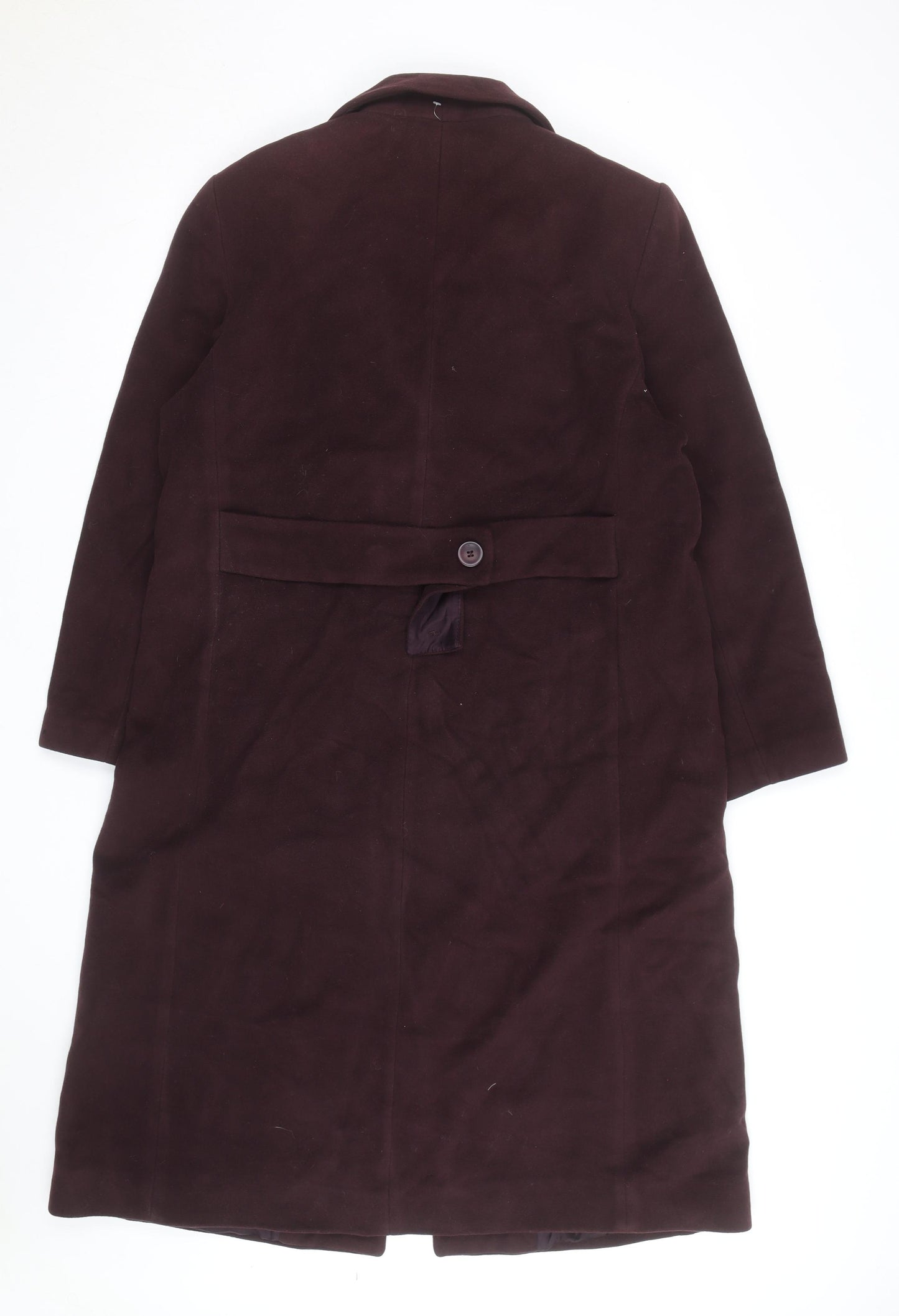 Forecaster Women's Brown Wool Blend Long Overcoat Size 12