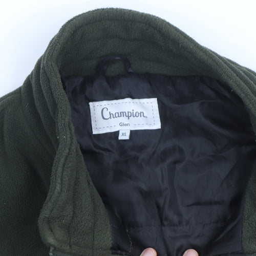 Champion Glen Men's Green Fleece Full Zip Jacket XL
