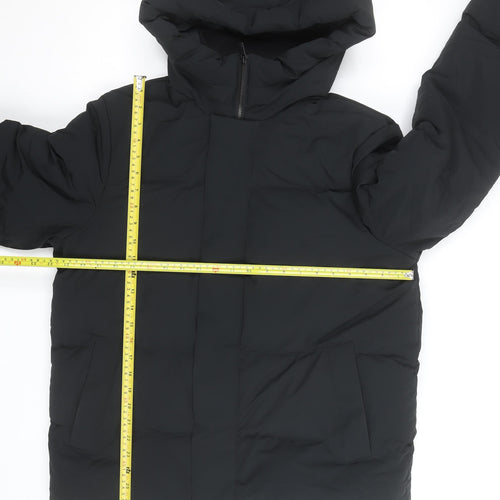 Marks and Spencer Men’s Black M Puffer Hooded Winter Jacket