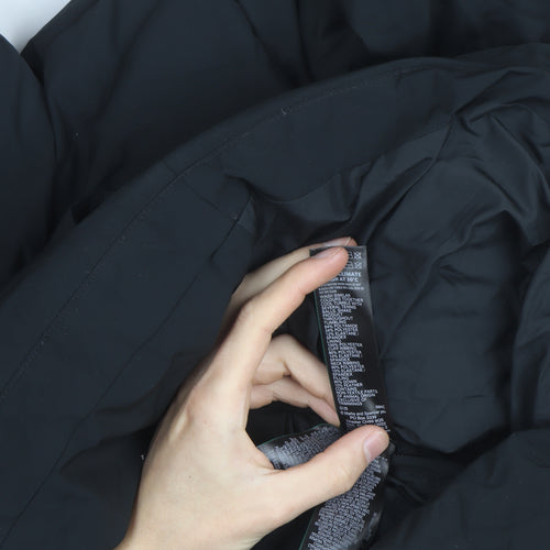 Marks and Spencer Men’s Black M Puffer Hooded Winter Jacket