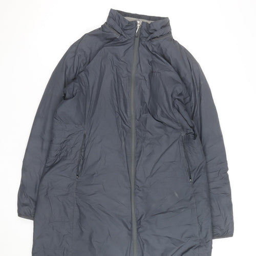 Rohan Mens Grey Long Puffer Coat Size L Windproof
