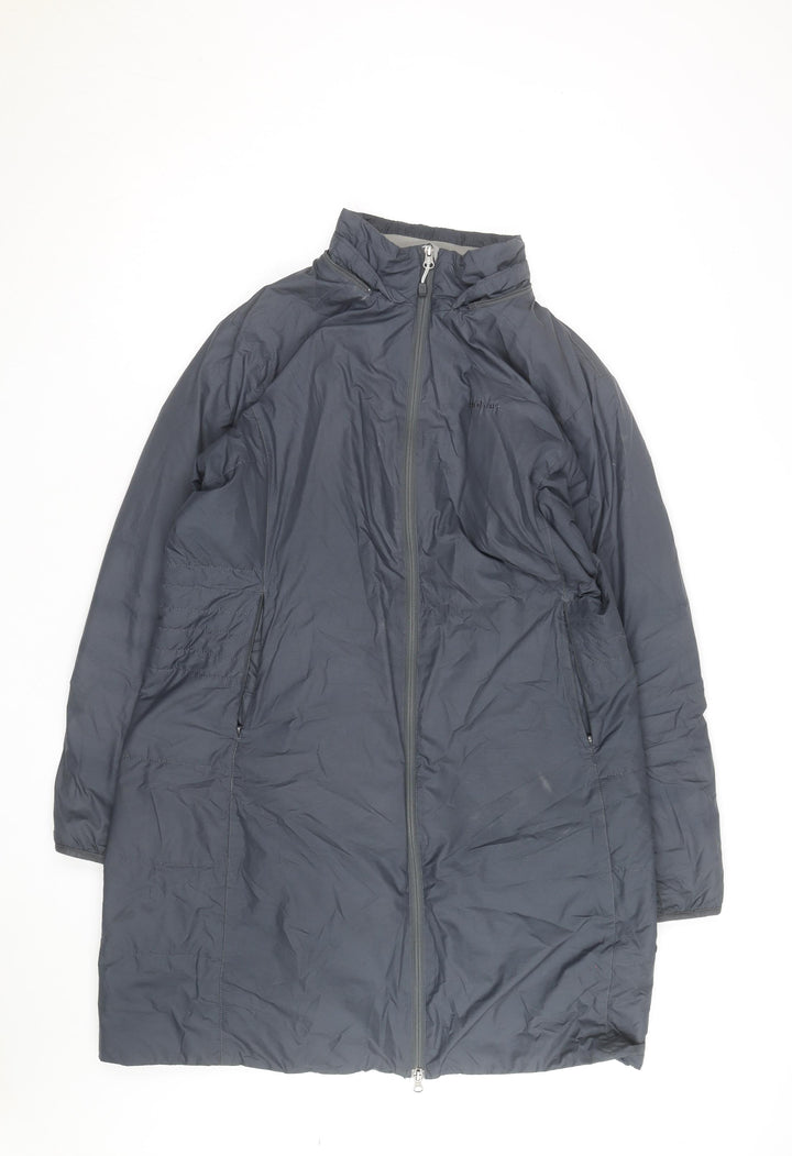 Rohan Mens Grey Long Puffer Coat Size L Windproof