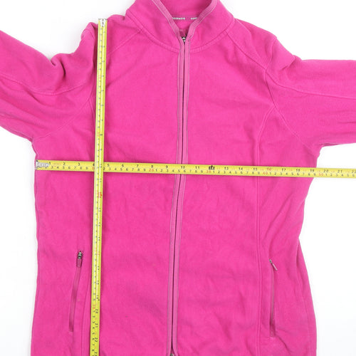 Marks and Spencer Women’s Pink Fleece Full Zip Jacket Size 14