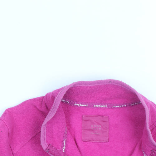 Marks and Spencer Women’s Pink Fleece Full Zip Jacket Size 14