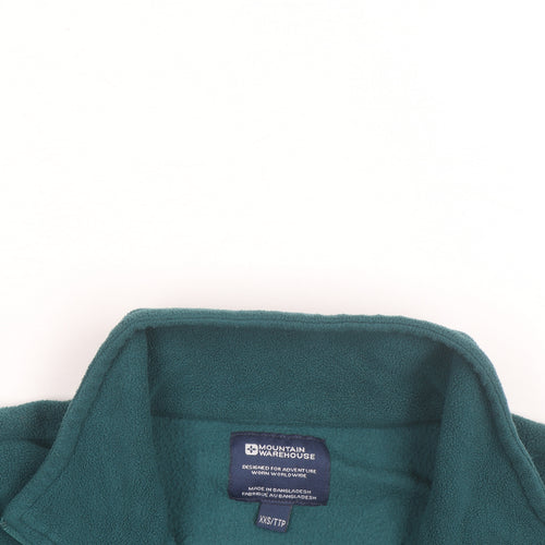 Mountain Warehouse Men’s Green XS Fleece 1/4 Zip Pullover Sweatshirt