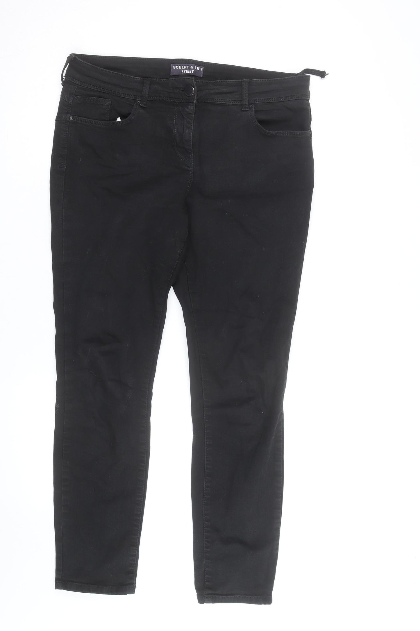 Marks and Spencer Women’s Black Sculpt & Lift Skinny Jeans Size 14