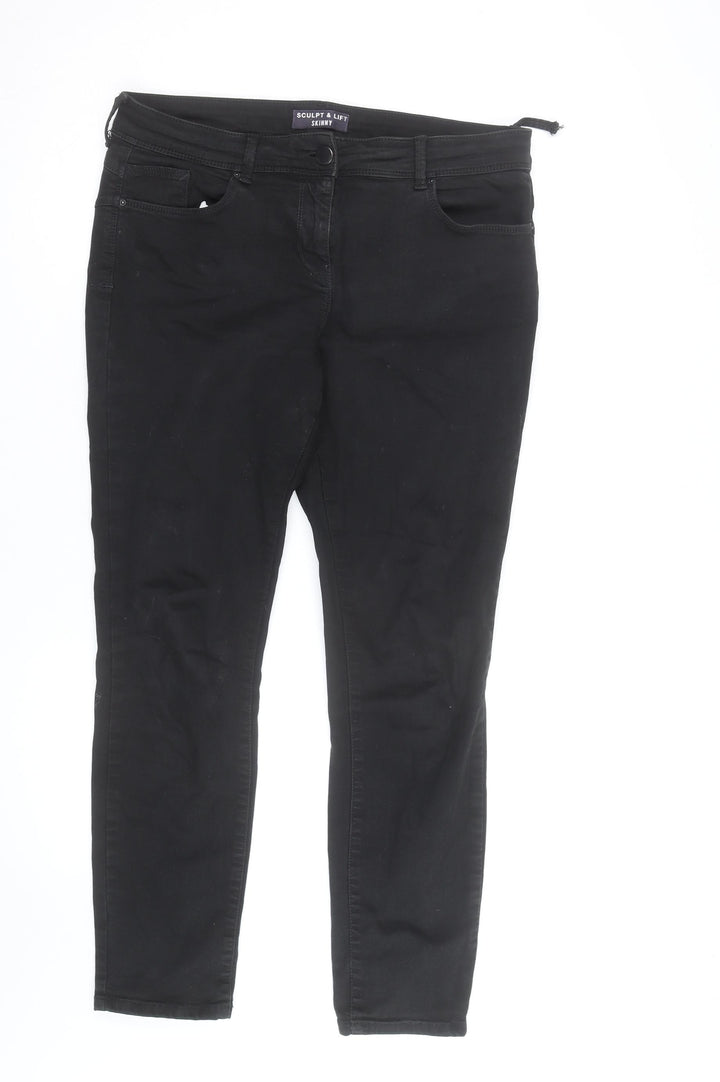Marks and Spencer Women’s Black Sculpt & Lift Skinny Jeans Size 14