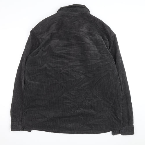 Uniqlo Men’s Black Corduroy Lined Button Jacket XL