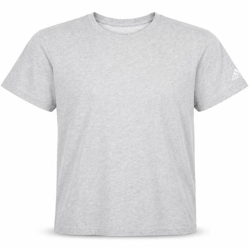 adidas Men's Grey Crew Neck Short Sleeve Regular Fit T-Shirt M