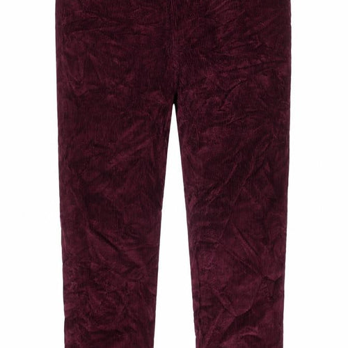 Peter Christian Men's Red Corduroy Straight Leg Jeans 34W 31L