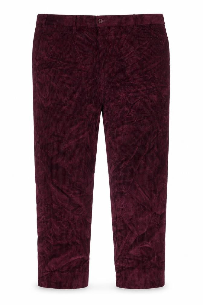 Peter Christian Men's Red Corduroy Straight Leg Jeans 34W 31L