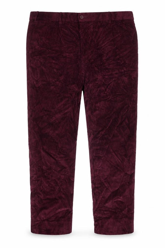 Peter Christian Men's Red Corduroy Straight Leg Jeans 34W 31L