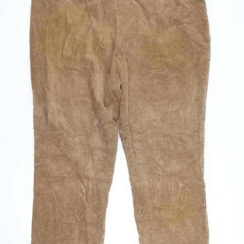 Collier Campbell Men's Brown Corduroy Straight Fit Jeans 32W 30L