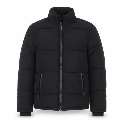 Topman Men's Black XS Puffer Jacket Full Zip Winter Coat