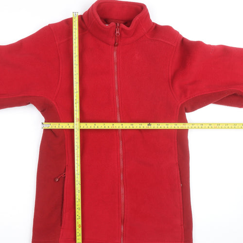 Regatta Women's Red Fleece Full Zip Outdoor Jacket Size 10