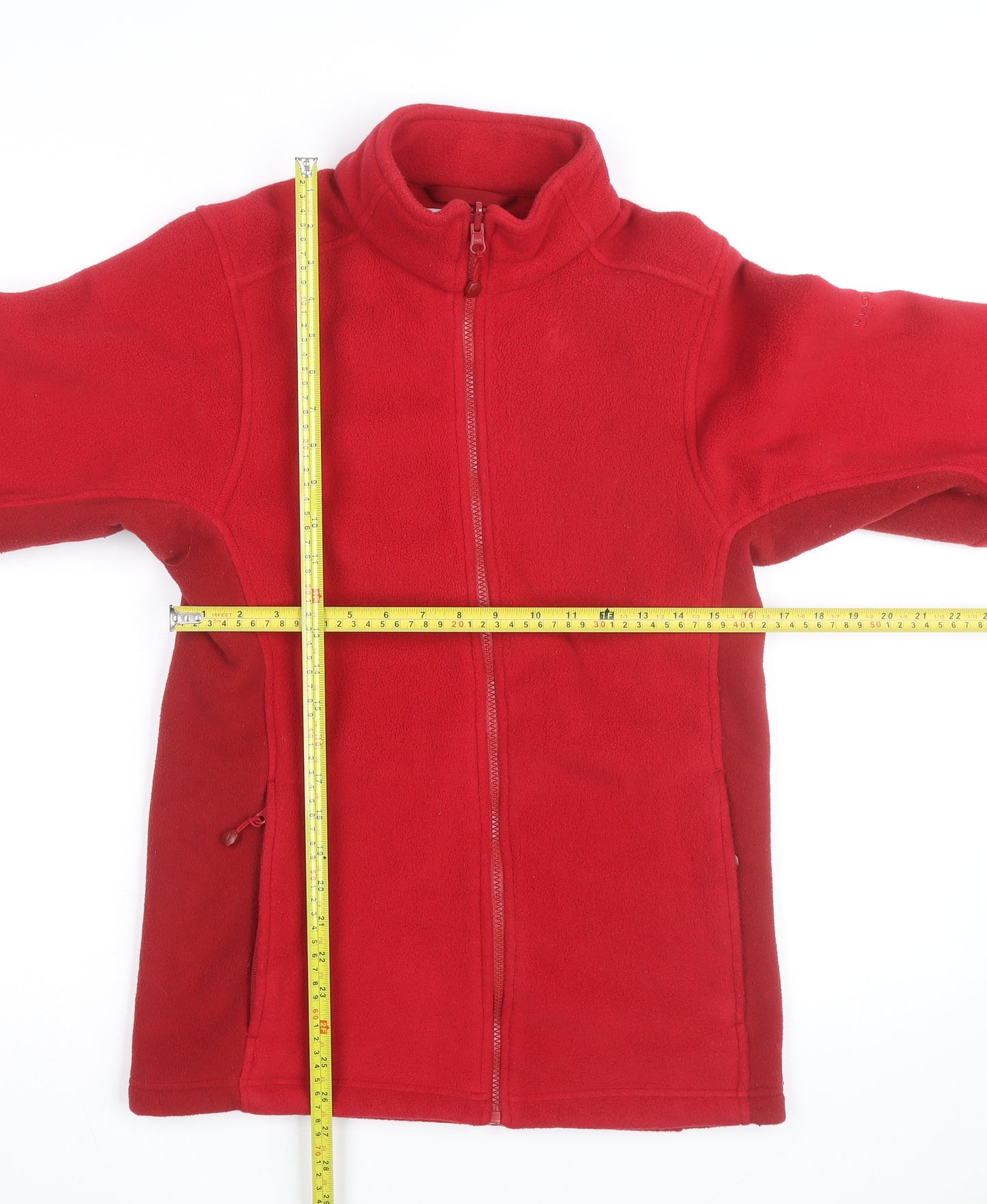 Regatta Women's Red Fleece Full Zip Outdoor Jacket Size 10