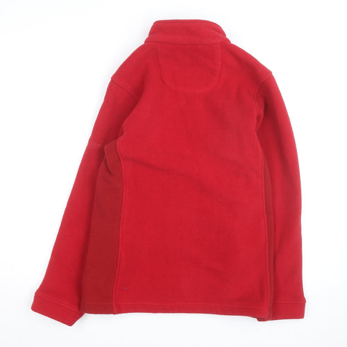 Regatta Women's Red Fleece Full Zip Outdoor Jacket Size 10