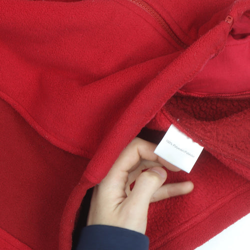 Regatta Women's Red Fleece Full Zip Outdoor Jacket Size 10
