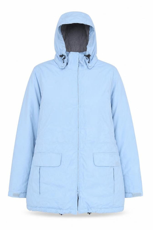 Lands' End Women's Blue Hooded Parka Jacket Size 12