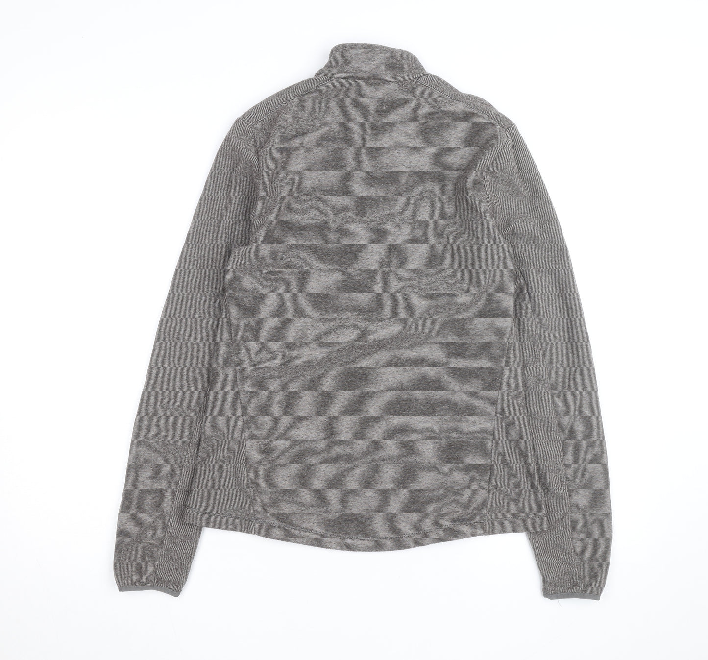 Quechua Women's Grey 1/4 Zip Fleece Pullover Sweatshirt XL
