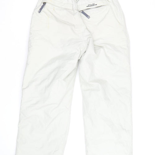 Five Seasons Men's White Waterproof Insulated Snow Pants M Regular