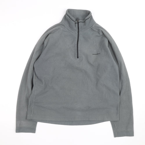 Craghoppers Men's Grey Fleece Half Zip Pullover Sweatshirt L