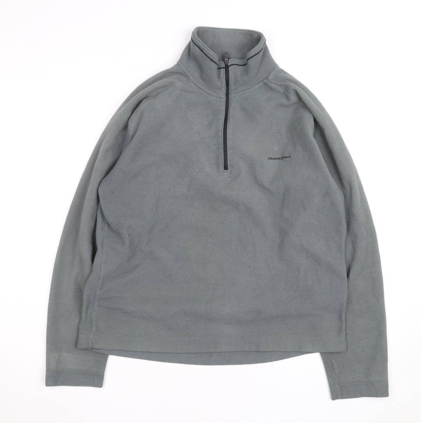 Craghoppers Men's Grey Fleece Half Zip Pullover Sweatshirt L