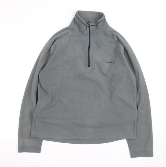 Craghoppers Men's Grey Fleece Half Zip Pullover Sweatshirt L