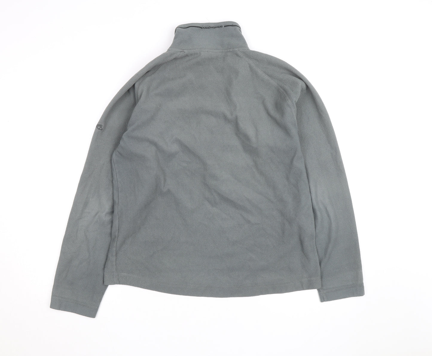 Craghoppers Men's Grey Fleece Half Zip Pullover Sweatshirt L