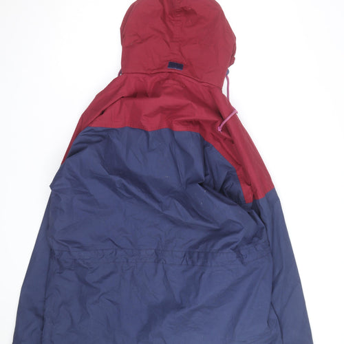 Regatta Men’s Blue & Red Waterproof Hooded Parka Jacket M