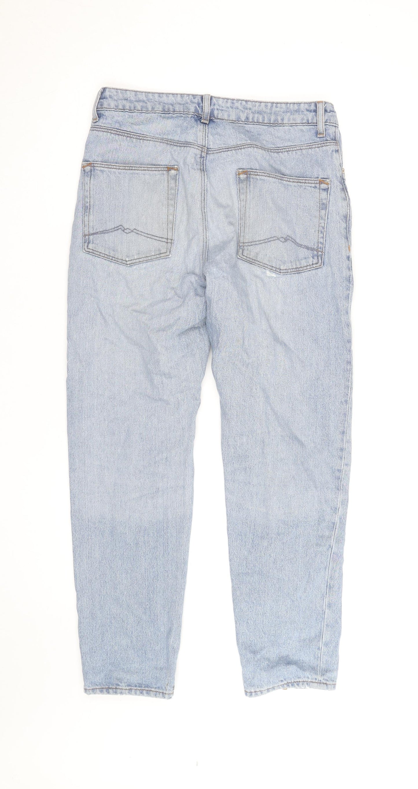 ASOS Design Men's Light Blue Distressed Slim Jeans W38 L31