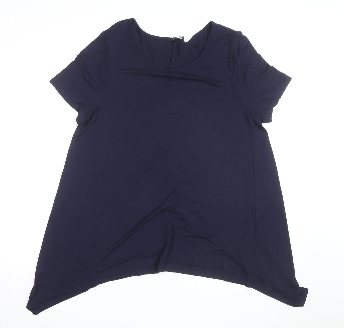 Evans Women’s Blue Jersey Short Sleeve T-Shirt UK 16