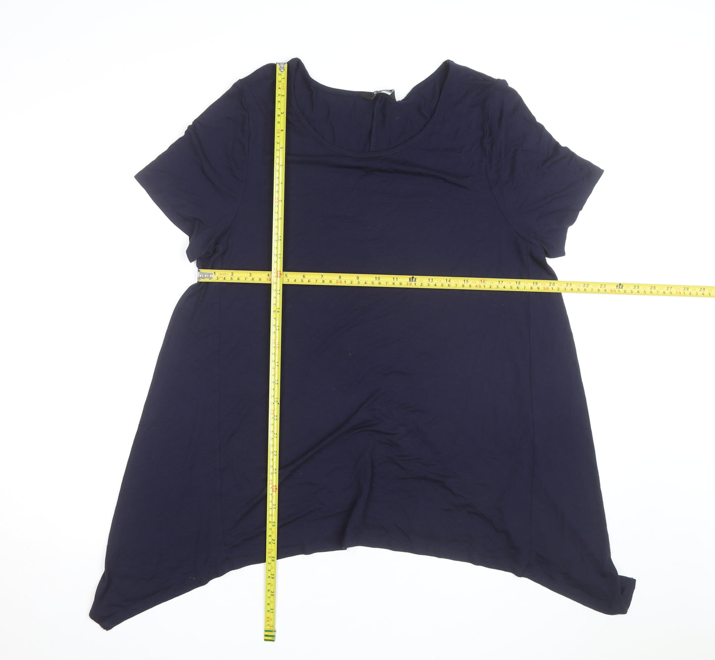 Evans Women’s Blue Jersey Short Sleeve T-Shirt UK 16