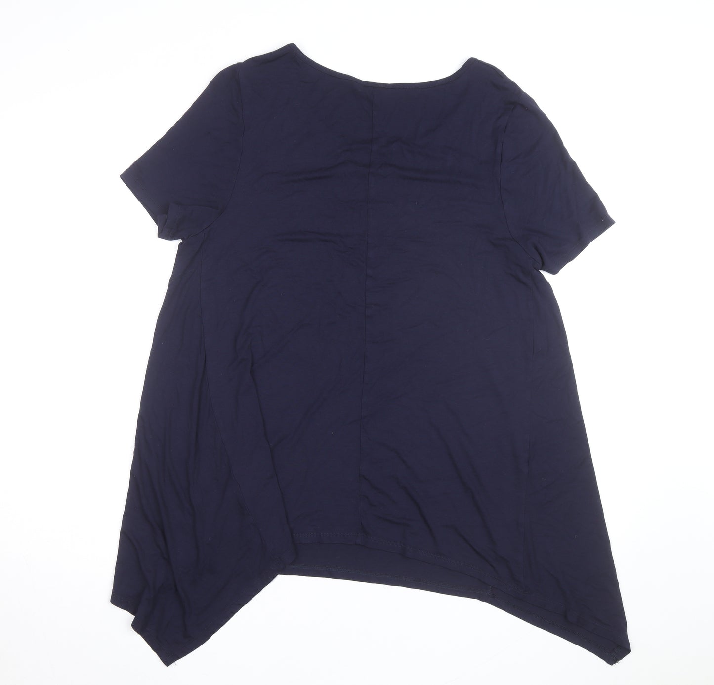 Evans Women’s Blue Jersey Short Sleeve T-Shirt UK 16
