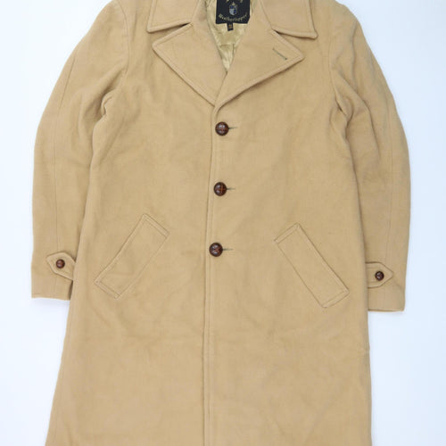 Botany Weathertopper Women’s Beige Wool Long Overcoat Size 16