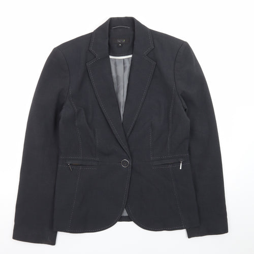 Marks and Spencer Women's Black Tailored Blazer UK 10