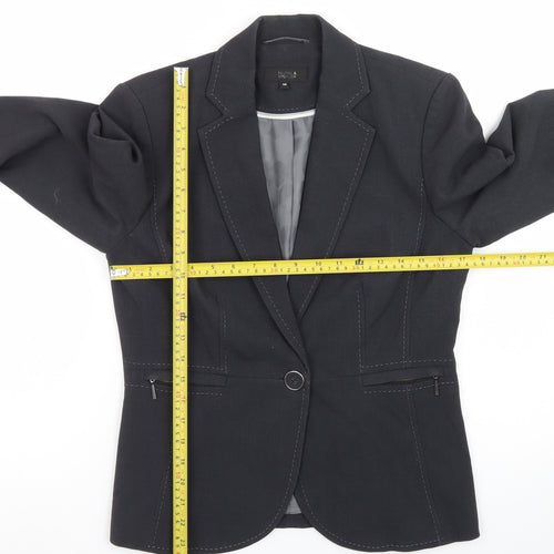 Marks and Spencer Women's Black Tailored Blazer UK 10