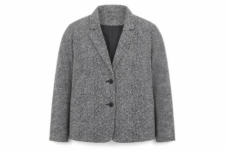 Debenhams Women’s Black White Spot Blazer Size 22 Regular Fit