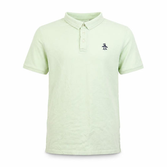 Original Penguin Boys Green 14-15 Years Polo Shirt Cotton Short Sleeve