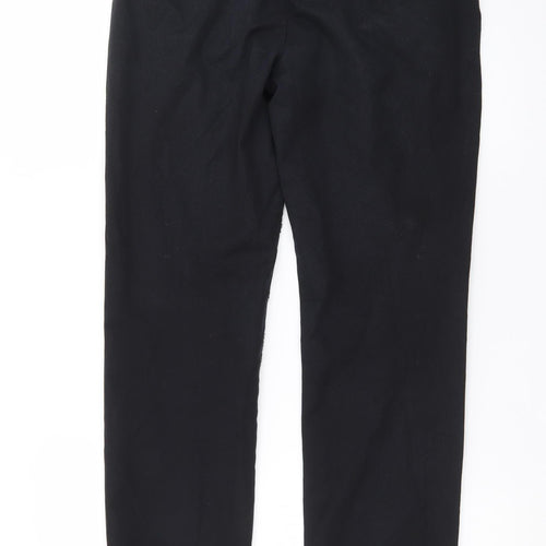 GAP Women’s Black Chino Trousers Size 12 Regular Fit Cotton Stretch