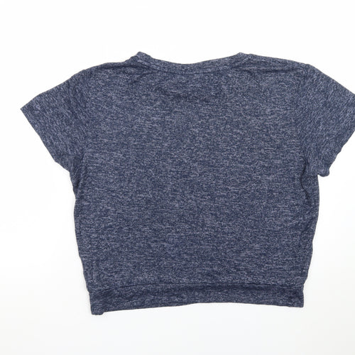 Mountain Warehouse Women's Blue Crew Neck Short Sleeve T-Shirt Size 12