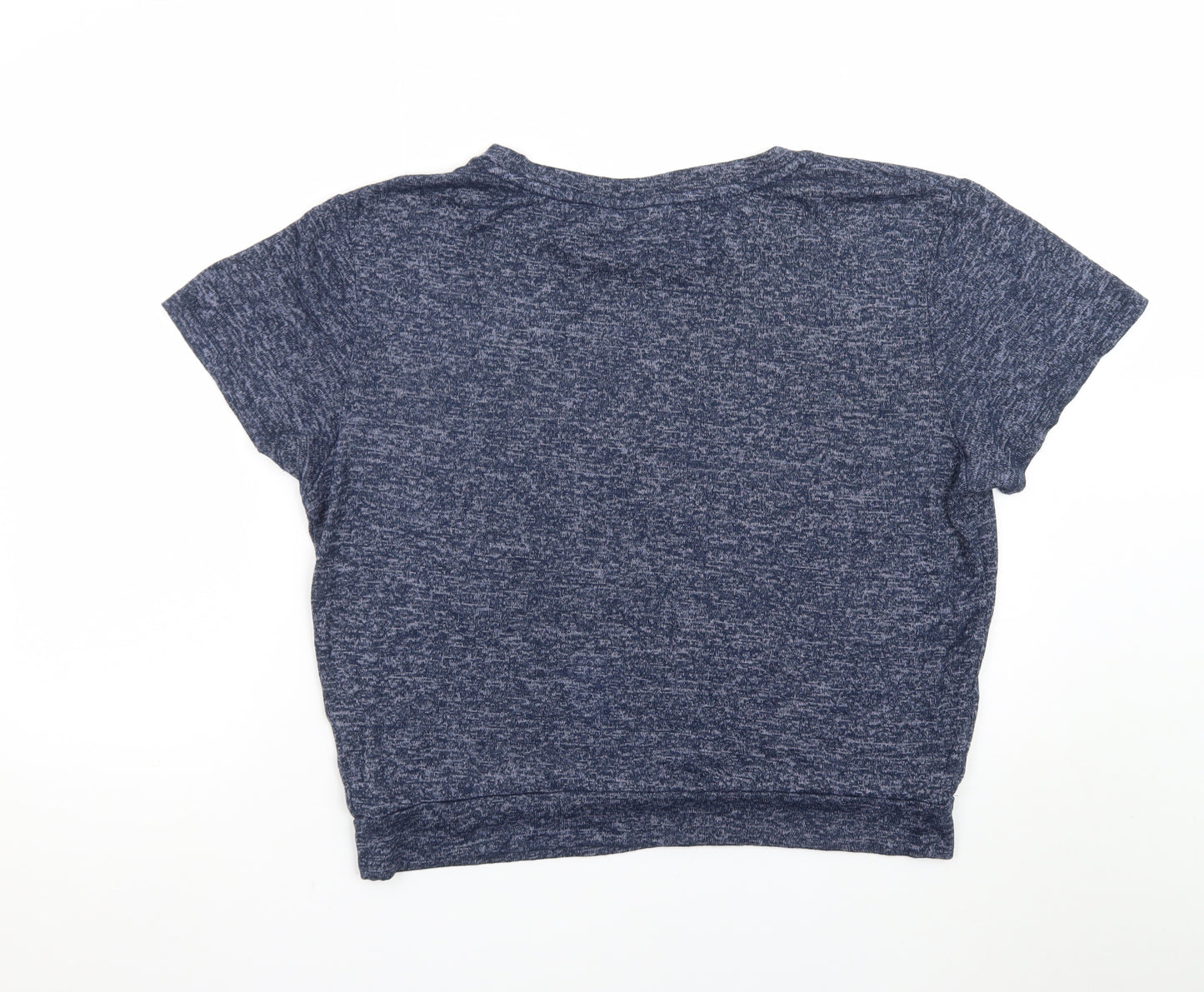 Mountain Warehouse Women's Blue Crew Neck Short Sleeve T-Shirt Size 12