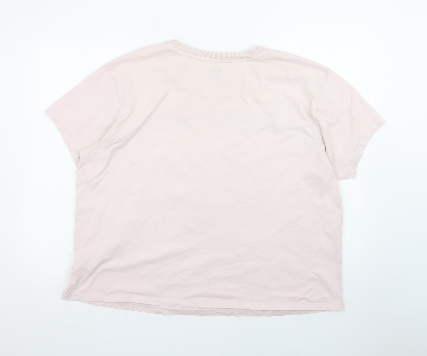 Marks and Spencer Unisex Pink Ramones Band Graphic T-Shirt Size 22